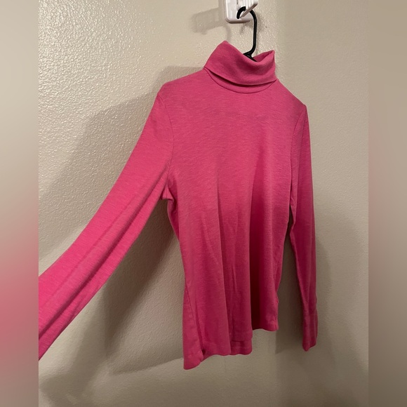 Medium Tall GAP Pink Turtleneck Long Sleeve Top - Picture 2 of 6